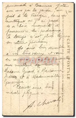 Odejście balonu wojskowego — Wojna 1914-15 — G. Mathière, 34, rue de Charonne, Paris — Rewers