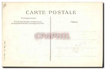 Katastrofa "Liberté" — Ewidencyjne szczątki — 25 września 1911, o 5.55 rano, statek "Liberté", o wadze 14 868 ton, eksplodował w Zatoce Toulon, powodując około 400 ofiar — Wydawca K. Le Doly, Paryż — Rewers