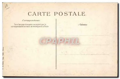 Catastrofe do "Liberté" — 25 de Setembro de 1911 — E-D — Verso