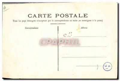 Navio de guerra francês IÉNA — explosão do 12 de março de 1907 — editor não identificado, n° 370 — Verso
