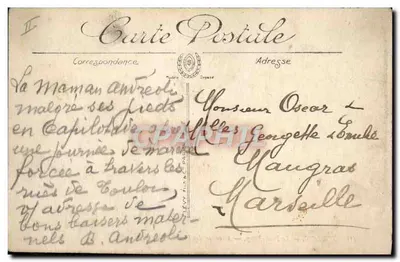 Toulon — Le Petit-Rang — Exercice dos Fuzileiros — LL. — Verso