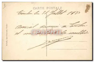 Nossos Marinheiros — A Guarda — editor Rafraîchis, Quai Cronstadt, Toulon, n°60 — Verso