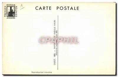 Maszyna ekspresowa 1883 — Typ 600 — Éditions Réunies Angers — Rewers