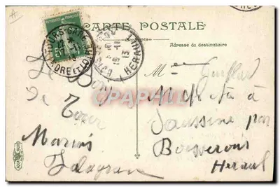 Przyjazd do Zours — Wysłanie witania — H. n°3745 — Rewers