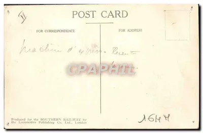 Locomotive n° 453 'King Arthur' — 4-6-0 Express Engine — éditeur Locomotive Publishing Co. Ltd. — Verso