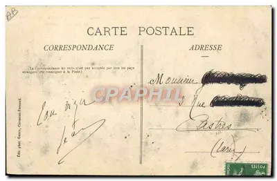 Auvergne - O Tramway do Puy-de-Dôme para o Bois dos Charmes — Editor: Grátis, Clermont-Ferrand — Verso