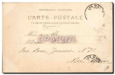 Aix-les-Bains — Rue de Genève, Rue du Casino — editor desconhecido — Verso