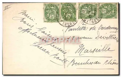 Bordeaux — Porta das Salinhas — editor P. Commer — Verso