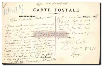 LYON - O Cours de la Liberté — Perfecta, n° 108 — Verso