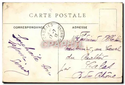 Vidart na samolocie Deperdussin — Francja, 1913 — Rewers