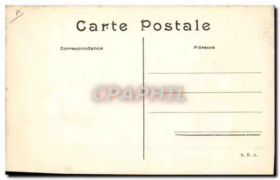 Tissandier partindo em um biplano Wright-Ariel — série 61 — editor S.R.A. — Verso