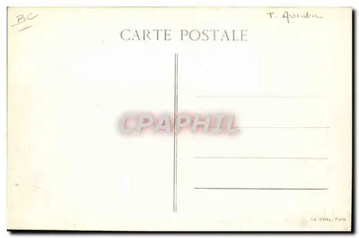 Poulet parte per l'Australia con il suo Caudron G 4 — edizione T. Avenbu, Parigi — Verso