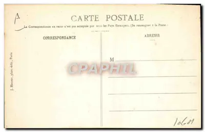 트리플랑 구페 — 1910년형 삼엽기 비행기 — J. Hauser, 사진 출판, 파리 — 뒷면