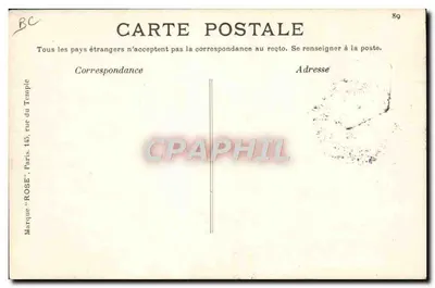 Paulhan sobre biplano "Voisin" — Locomoção Aérea — editor ROSE, n°39 — Verso
