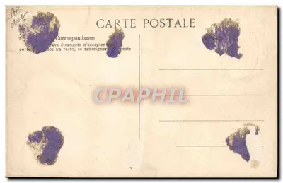 Ernest Paul op "Voisin" — vlieger en vliegtuig — E.P.D. n°246 — Achterkant