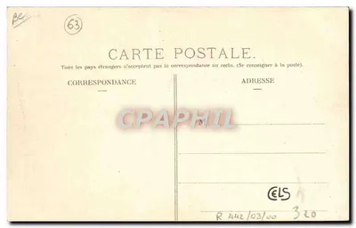 奥弗涅环形赛 — 戈登·贝内特杯1905年 — 皮伊德杜姆和赛道经过巴拉克后 — 《燕子》巴黎出版 — 背面