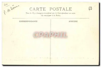 ゴードン・ベネットカップ（1905年） — ヴォリアットとプイ・ド・ルシャディエールの直線コース後 — G. デラナ、発行 — クレルモン＝フェラン — 裏面