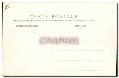 Bocht van de Maagd in Bourg-Lastic — Circuit van Auvergne, Gordon Bennett Cup 1905 — L’Hirondelle, Parijs — Achterkant