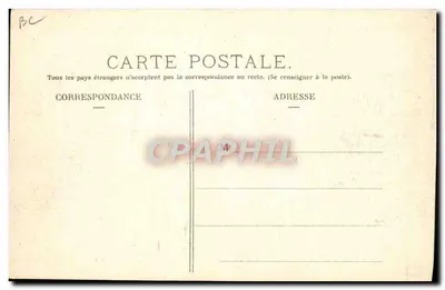 Bocht van de Maagd in Bourg-Lastic — Circuit d'Auvergne, Gordon Bennett Cup 1905 — L'Hirondelle, Parijs — Achterkant
