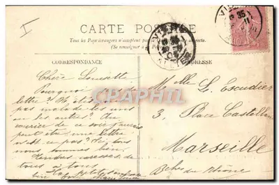 Trasa na Cornichy przed Goutelle — Circuit Michelin — Copa Gordon Bennett (1905) — LL — Rewers
