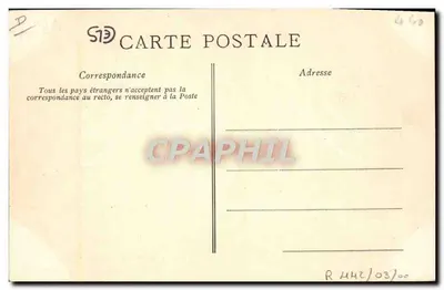 A. Clément em sua 120 cavalos Bayard — Clermont-Fd — Edit. de La Havane — Verso