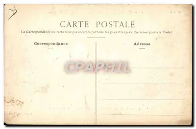 Course automobile — Circuit de la Seine-Inférieure — Grand Prix de l'A.C.F. — éditeur L'Hirondelle, Paris, n° B-1 — Verso