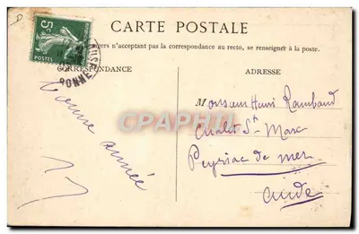 Double Phaéton DE DION-BOUTON — Tombola de la Décennale (Gros Lot) — Verso