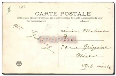 Kobieta kierująca samochodem — 1906 — wydawca nieznany — Rewers