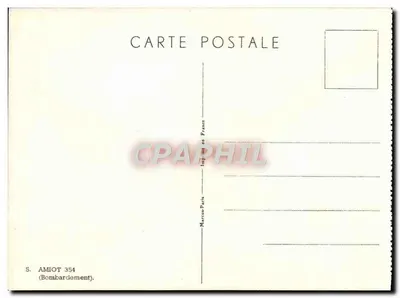 Aeroplano da bombardamento — illustrazione — J. dey Gachon, 1942 — Verso
