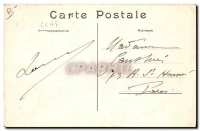 Sr. Farman — aviador e seu biplano — editor de Labiringue, n°3 — Verso