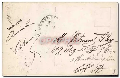 Coppels in vliegtuig — REX 4236 — Uitgever REX — Achterkant