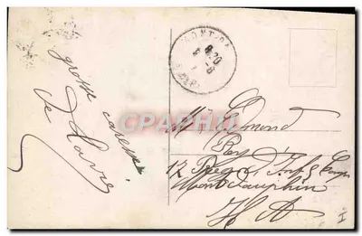 Casais em avião — cena romântica — REX 4236 — Verso
