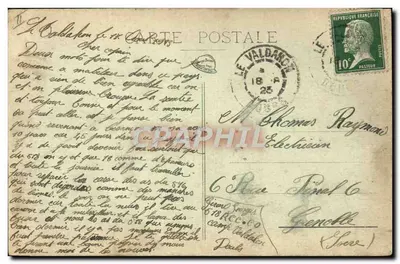Camp du VALDAHON (Doubs) — Vue Générale, prise en avion — Éditeur : Madame Fouret, Le Valdahon — Achterkant