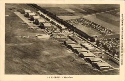 Le Bourget - Estação Aérea — cliché da Compagnie Aérienne Française