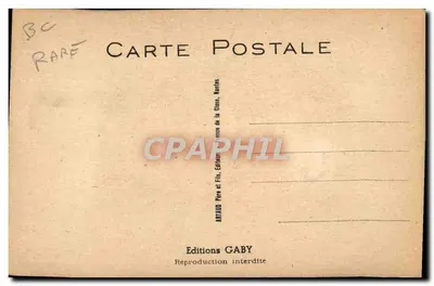 Soucoupe volante à Toulon — édition Gaby, n°127 — Verso