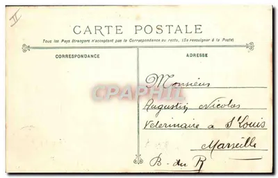 Lancering van een torpede aan boord van een scholenschip — Franse Militaire Marine — Fototypie Marius Bar — Toulon. — Achterkant
