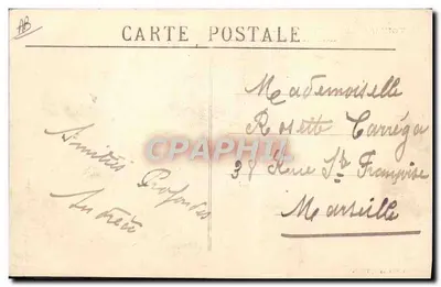 Toulon — Eksplozja statku «Liberté» 25 września 1911 — Cliché Giraud, Toulon — Rewers