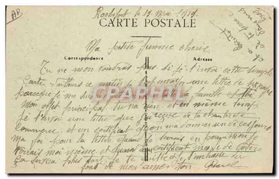 Rochefort-sur-Mer — Le Cours d’Ablois — Marinheiros em Treino — Coleção Ch. Ghambia — Verso