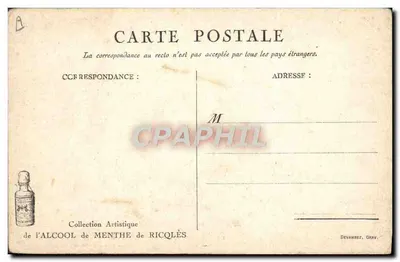 Front des Flandres — Quelques gouttes d’Alcool de Menthe de Ricqlès — Charles Fauquerey, PlANCHE VIII — Verso