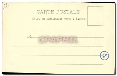 Fusiliers van het 'Hoché' — Zeefotografie — Fototipie A. Bergeret en Cie, Nancy — Achterkant