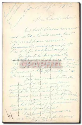 Pociąg — ilustracja ramkowana — FURIA 1762/4 — Rewers