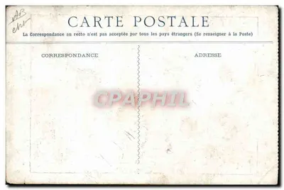 Bains de Mer — scène de promenade avec édifice religieux — Chemins de Fer de l'Ouest — Verso