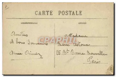 Boulogne-sur-Mer — Quai Gambetta — Stevsnard, edição Boulogne-sur-Mer — Verso