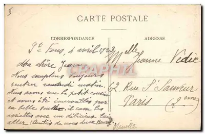LYON — Gara Brotteaux — M. F. nr 36 — Rewers