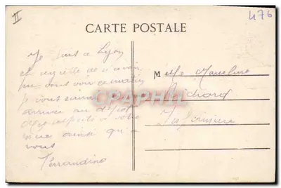 LYON - Cours du Midi et place Carnot — ARCHES, EDIT. — n° 5060 — Verso
