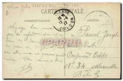 Place du 30-Octobre - Dijon — Monumento centrale e tram — L. V., n°527 — Verso