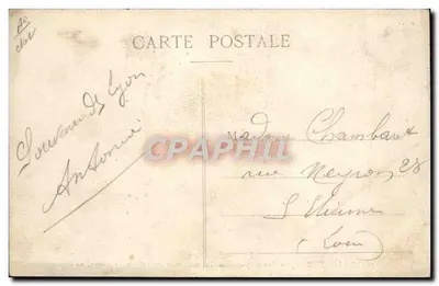 Lyon-Aviation — M. Legagneux (Dubbelploeg Sommer) en Mme Herriot, eerste Lyonse vliegster, bij vertrek — Lyon-Aviation — Achterkant