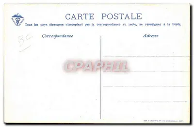 Monoplan Morane — Circuito Europeu, saída de Verrept — IMP & CHAPUT à 24, rue des Tournelles, Paris — Verso