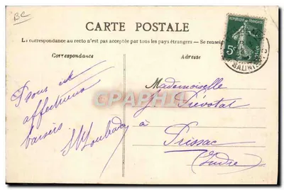 Voo do aviador LEGAGNEUX — H. Farman — editor não visível — Verso