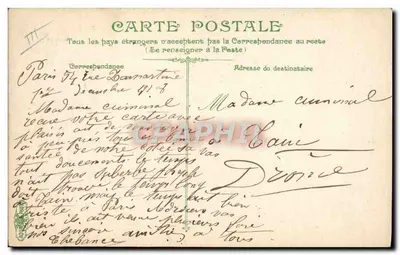 Lotniskowiec Esnault-Pelterie — lot w otwartej przestrzeni — wydawca anonimowy, n° 3438 — Rewers